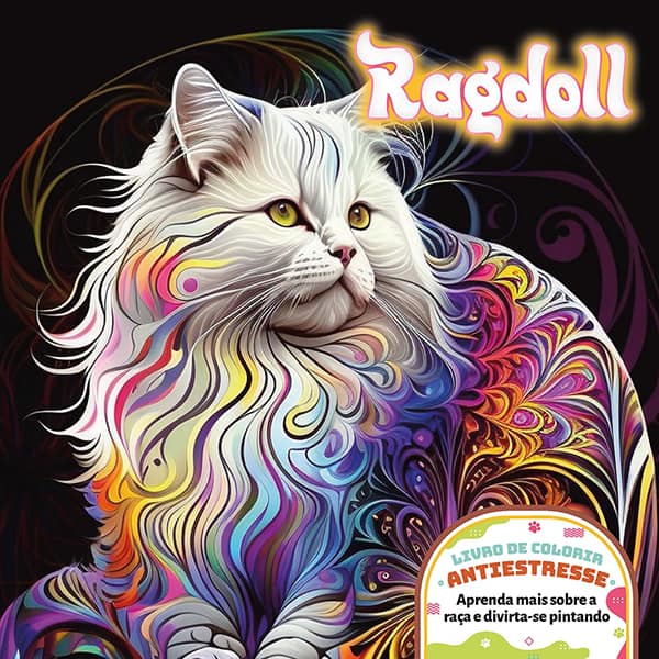 Livro para colorir Ragdoll, 9786585662, Catavento - PT 1 UN