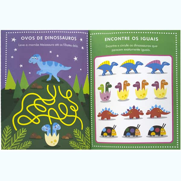 Livro infantil Dinossauros, 9786555076, Happy Books - PT 1 UN