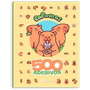 Livro para colorir infantil com 500 adesivos, Capivaras, Culturama - PT 1 UN Livro para colorir infantil com 500 adesivos, Capivaras, Culturama - PT 1 UN