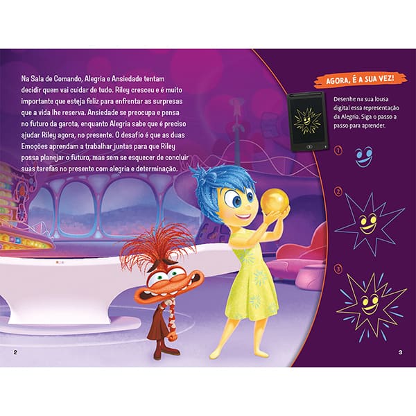 Livro infantil Meu Desenho Mágico, Divertida Mente 2, Melhoramentos - PT 1 UN