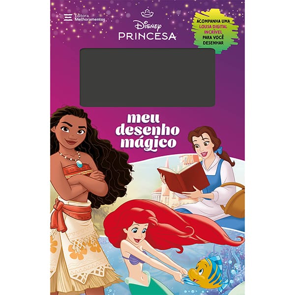 Livro infantil Meu Desenho Mágico, Princesa Disney, Melhoramentos - PT 1 UN