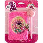 Diário infantil, Meu livro de pelúcia Disney Lotso, D8349, Dcl - PT 1 UN Diário infantil, Meu livro de pelúcia Disney Lotso, D8349, Dcl - PT 1 UN