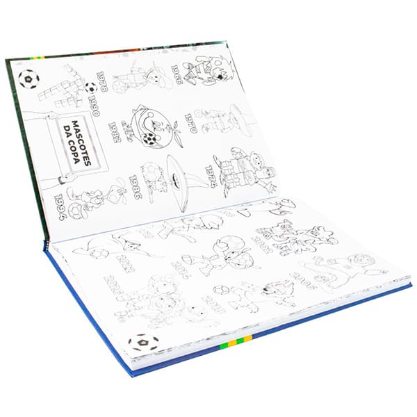 Livro para colorir Copas Craques Lendarios, 96 páginas, 323071, Happy Books - PT 1 UN Livro para colorir Copas Craques Lendarios, 96 páginas, 323071, Happy Books - PT 1 UN