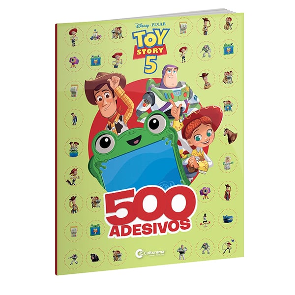 Livro para Colorir Infantil, com 500 Adesivos, Toy Story 5, Culturama - PT 1 UN