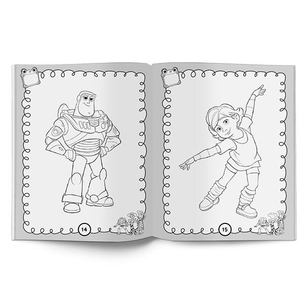 Livro para Colorir Infantil, com 500 Adesivos, Toy Story 5, Culturama - PT 1 UN