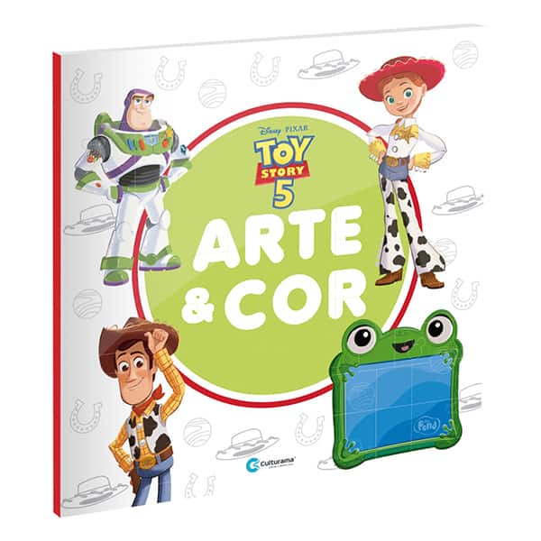 Livro para Colorir Infantil Arte e Cor, Toy Story 5, Culturama - PT 1 UN Livro para Colorir Infantil Arte e Cor, Toy Story 5, Culturama - PT 1 UN