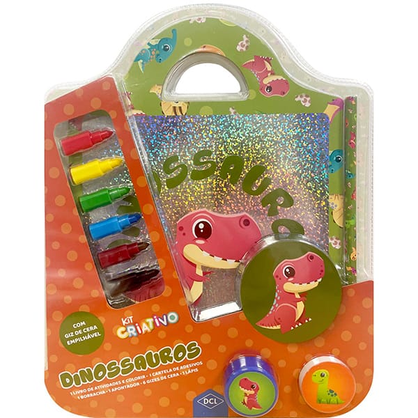 Livro para Colorir Infantil, Dinossauros, I8407, Dcl - BT 1 UN Livro para Colorir Infantil, Dinossauros, I8407, Dcl - BT 1 UN