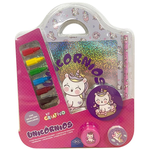 Livro para Colorir Infantil, Unicórnios, I8406, Dcl - BT 1 UN Livro para Colorir Infantil, Unicórnios, I8406, Dcl - BT 1 UN