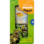 Livro p/colorir infantil Viagens Dinos I8395 Dcl PT 1 UN