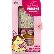 Livro p/colorir infantil Viagens Fofuras I8393 Dcl PT 1 UN