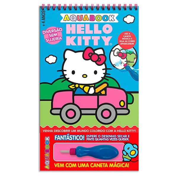 Livro de colorir infantil Aquabook Hello Kitty, Ciranda cultural - PT 1 UN Livro de colorir infantil Aquabook Hello Kitty, Ciranda cultural - PT 1 UN