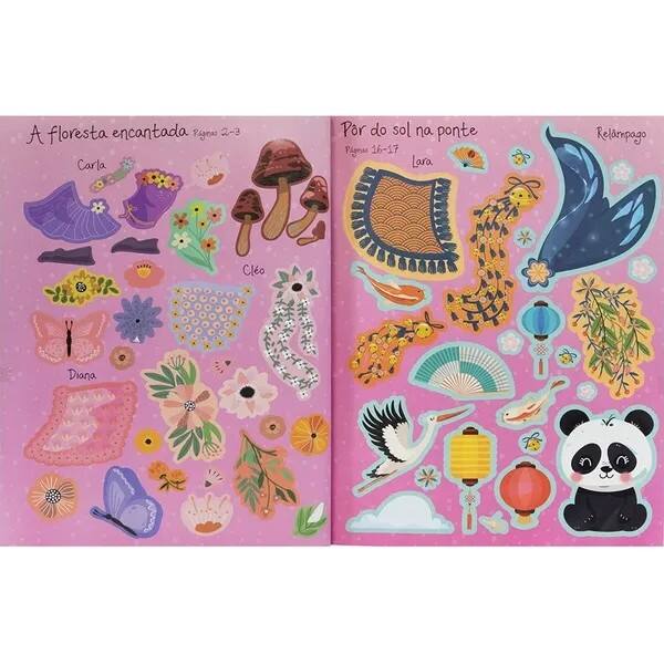 Livro infantil Cole e Decore: Unicórnios, 321443, Happy Books - PT 1 UN Livro infantil Cole e Decore: Unicórnios, 321443, Happy Books - PT 1 UN