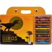Livro para Colorir Infantil Olhinhos Criativos, Dinos, com 12 Gizes, 318744, Happy Books - PT 1 UN Livro para Colorir Infantil Olhinhos Criativos, Dinos, com 12 Gizes, 318744, Happy Books - PT 1 UN
