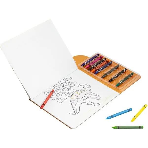Livro para Colorir Infantil Olhinhos Criativos, Dinos, com 12 Gizes, 318744, Happy Books - PT 1 UN Livro para Colorir Infantil Olhinhos Criativos, Dinos, com 12 Gizes, 318744, Happy Books - PT 1 UN