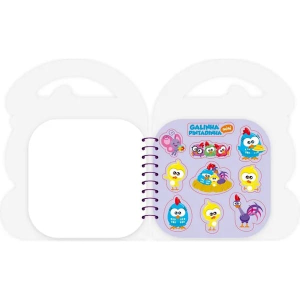 Livro para Ccolorir Infantil com 5 gizes, Galinha Pintadinha, Culturama - PT 1 UN Livro para Ccolorir Infantil com 5 gizes, Galinha Pintadinha, Culturama - PT 1 UN
