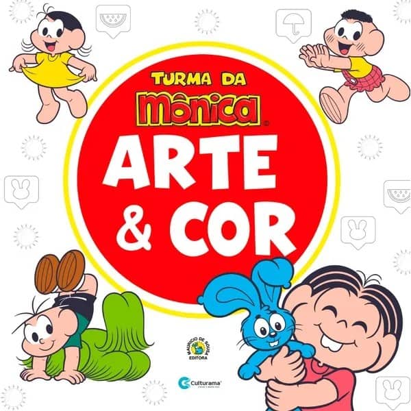 "Livro para Colorir Infantil Arte e Cor Turma da Mônica, 20520502, Culturama - PT 1 UN "Livro para Colorir Infantil Arte e Cor Turma da Mônica, 20520502, Culturama - PT 1 UN