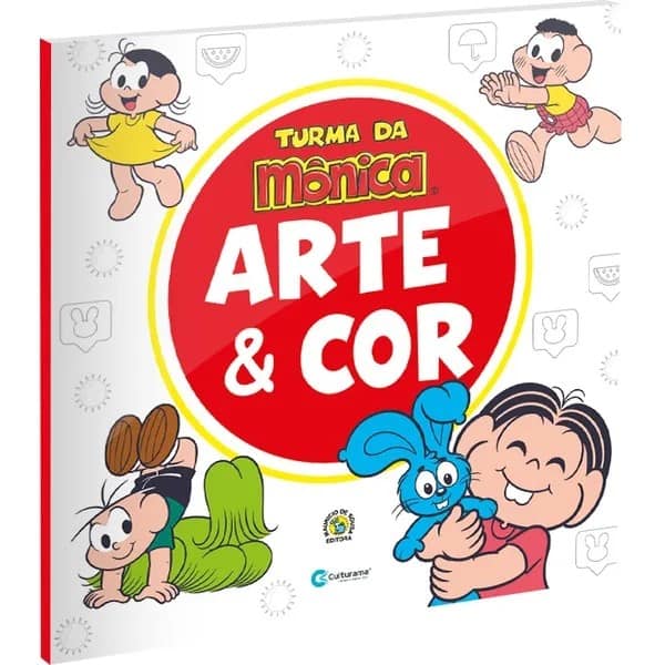 "Livro para Colorir Infantil Arte e Cor Turma da Mônica, 20520502, Culturama - PT 1 UN "Livro para Colorir Infantil Arte e Cor Turma da Mônica, 20520502, Culturama - PT 1 UN
