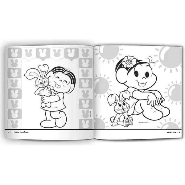 "Livro para Colorir Infantil Arte e Cor Turma da Mônica, 20520502, Culturama - PT 1 UN "Livro para Colorir Infantil Arte e Cor Turma da Mônica, 20520502, Culturama - PT 1 UN