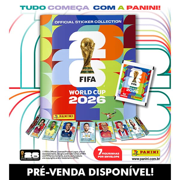 Álbum de figurinha Copa do Mundo da Fifa 2026™, Brochura, Panini - PT 1 UN