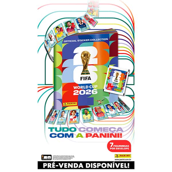 Álbum de figurinha Copa do Mundo da Fifa 2026™, Brochura, Panini - PT 1 UN