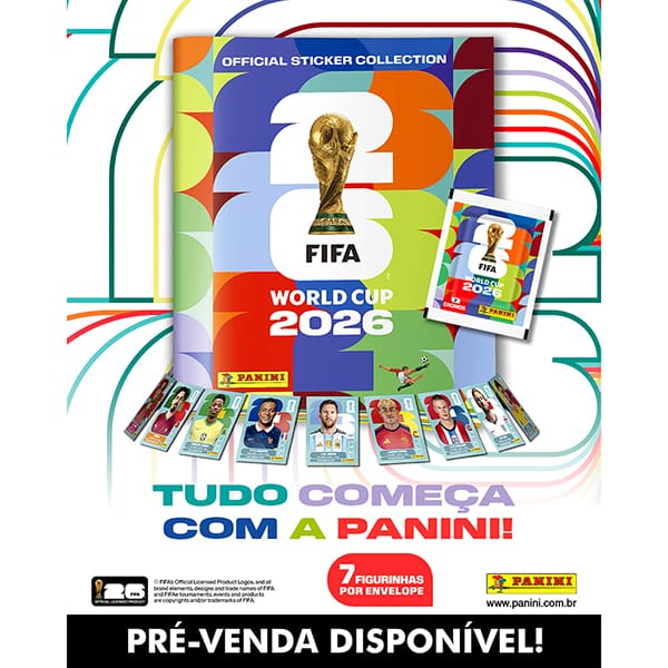 Álbum de figurinha Copa do Mundo da Fifa 2026™, Brochura, Panini - PT 1 UN