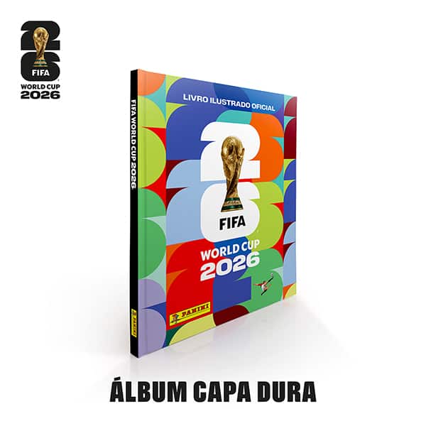 Álbum de figurinha Copa do Mundo da FIFA 2026™, Capa Dura, Panini - PT 1 UN Álbum de figurinha Copa do Mundo da FIFA 2026™, Capa Dura, Panini - PT 1 UN