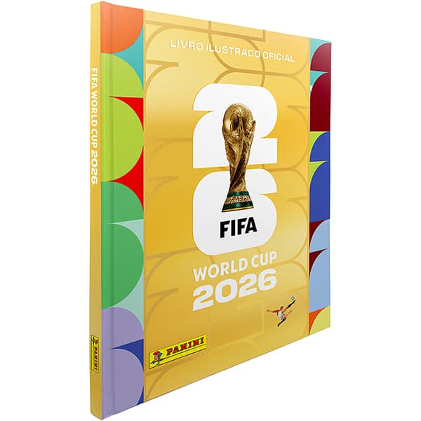 Álbum de figurinha Copa do Mundo da FIFA 2026™, Capa Dura Ouro, Panini - PT 1 UN Álbum de figurinha Copa do Mundo da FIFA 2026™, Capa Dura Ouro, Panini - PT 1 UN
