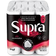 Papel higiênico fl dupla 30m Supra  100270 Bracell PT 12 RL