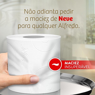 Papel higiênico neutro, Folha dupla, 30m, leve 32 pague 28, Neve, Kimberly - PT 32 RL