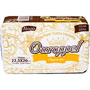 Papel Toalha interfolha, 22,5 x 20cm, folha dupla, Supreme, 1000 folhas, 1702, Ouroppel - PT 1000 FL