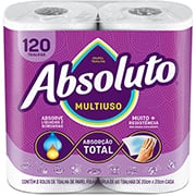Papel toalha fl. dupla Absoluto 60fl 100201 Bracell PT 2 RL