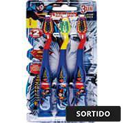 Kit de Escovas de dente Superman, com ventosa, 31493, Jadefrog - PT 3 UN Kit de Escovas de dente Superman, com ventosa, 31493, Jadefrog - PT 3 UN