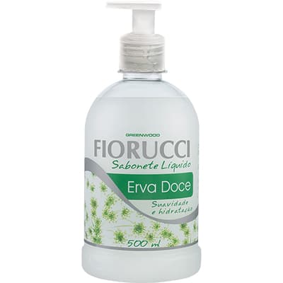 Sabonete líquido erva doce 500ml Fiorucci PT 1 UN