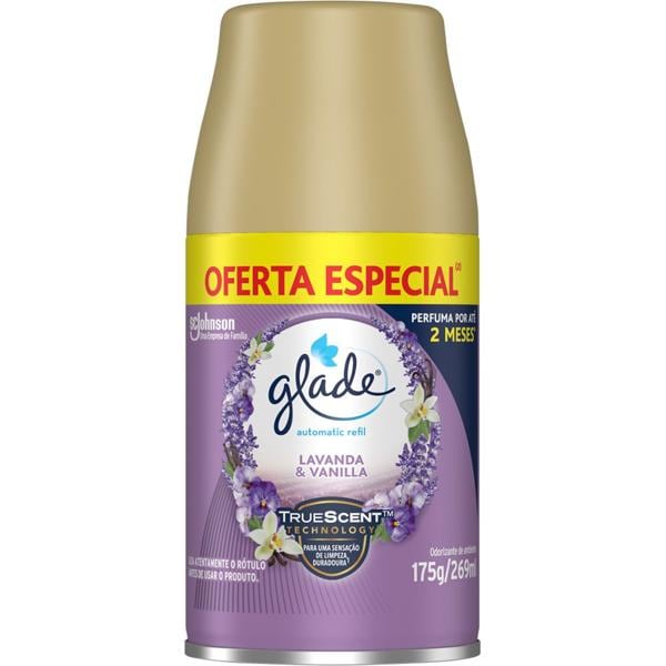 Glade Automatic Refil, Lavanda e Baunilha, 269ml, 5453, Johnson - PT 1 UN