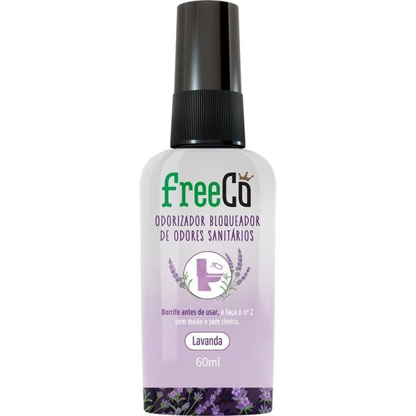 Bloqueador de odor sanitário Freecô 60ml lavanda FreeCô PT 1 UN