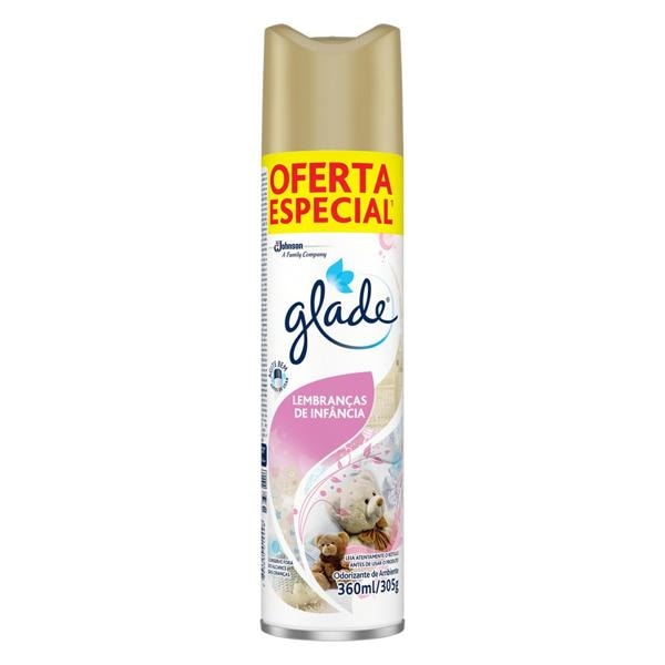 Glade aerosol, Lembrança de infância, 360ml, 6120, Johnson - 1 UN