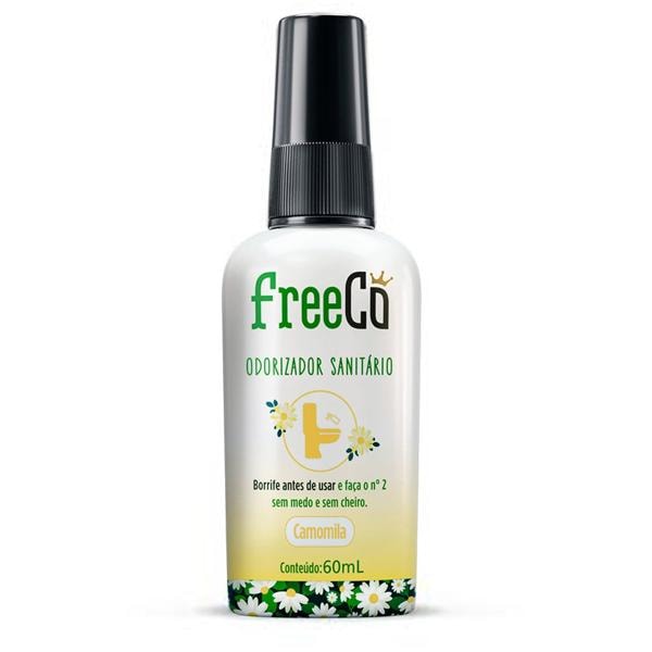 Bloqueador de odor sanitário Freecô, Camomila, 60ml, FreeCô - PT 1 UN