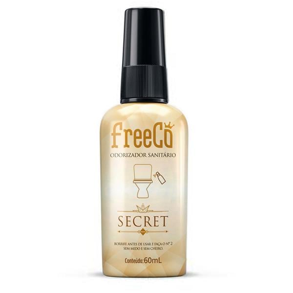 Bloqueador de odor sanitário Freecô, Secret, 60ml, FreeCô - 1 UN