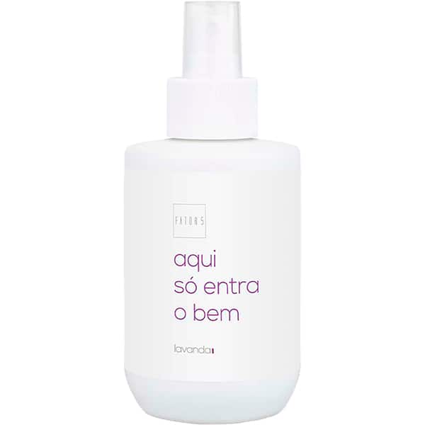 Aromatizador de ambiente Home Spray, Lavanda, 200ml, 1703, Fator 5 - CX 1 UN Aromatizador de ambiente Home Spray, Lavanda, 200ml, 1703, Fator 5 - CX 1 UN