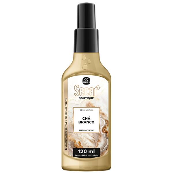 Aromatizador de ambiente spray, Chá Branco, Boutique, 120 ml, Secar - PT 1 UN