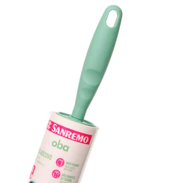 Limpa tecidos rolo adesivo c/50 folhas SR907 Sanremo PT 1 UN Limpa tecidos rolo adesivo c/50 folhas SR907 Sanremo PT 1 UN