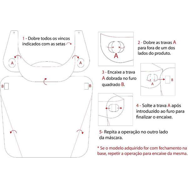 Protetor Facial com Elástico Fino (Face Shield), Dello - PT 5 UN