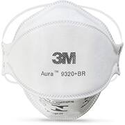 Respirador Descartável 3M Aura 9320+BR PFF2 -  CX 1 UN