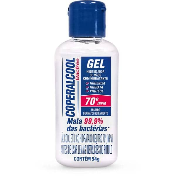 Álcool em gel antisséptico 54g 088 Coperalcool PT 1 UN