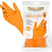 Luva látex laranja, G, 7371, Talge - UN 1 UN