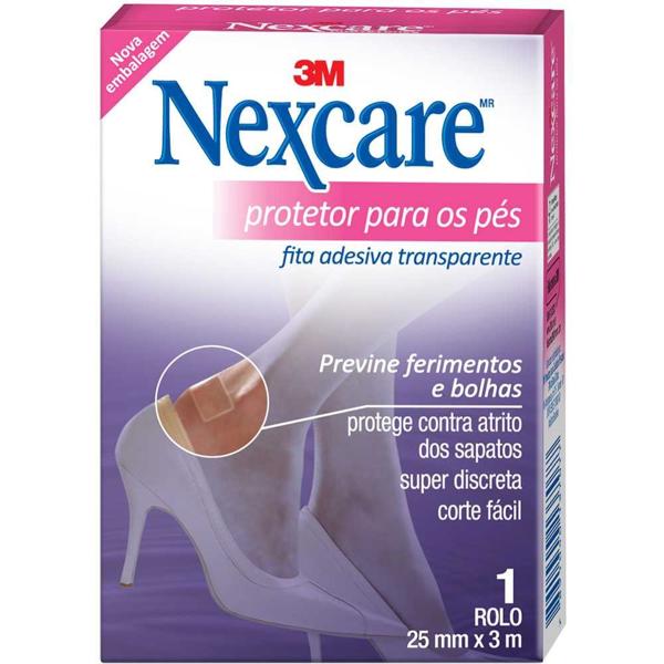 Fita Protetora para os Pés Nexcare - 25 mm x 3 m - PT 1 UN