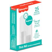 Curativo adulto transparante, 19 x 76mm, com 25 unidades, HC565, Fisher Price - CX 1 UN Curativo adulto transparante, 19 x 76mm, com 25 unidades, HC565, Fisher Price - CX 1 UN