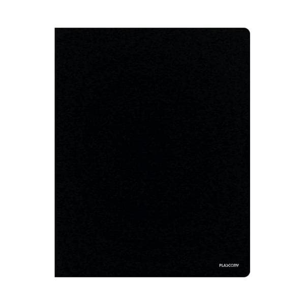 Pasta Catálogo, A4, 50 envelopes, Plástica, 150BL, Black, Plascony - PT 1 UN