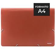 Pasta sanfonada plástica, A4, 12 divisórias, Terracota, PAL-01382, Plascony - PT 1 UN Pasta sanfonada plástica, A4, 12 divisórias, Terracota, PAL-01382, Plascony - PT 1 UN