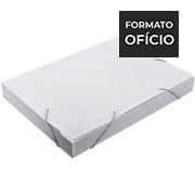 Pasta novaonda ofício 340x245x35mm, Cristal translúcido, Polibrás - PT 1 UN